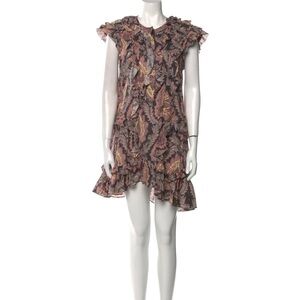 GUC Isabel Marant- Xanity Ruffled Mini Dress. Size: see measurements